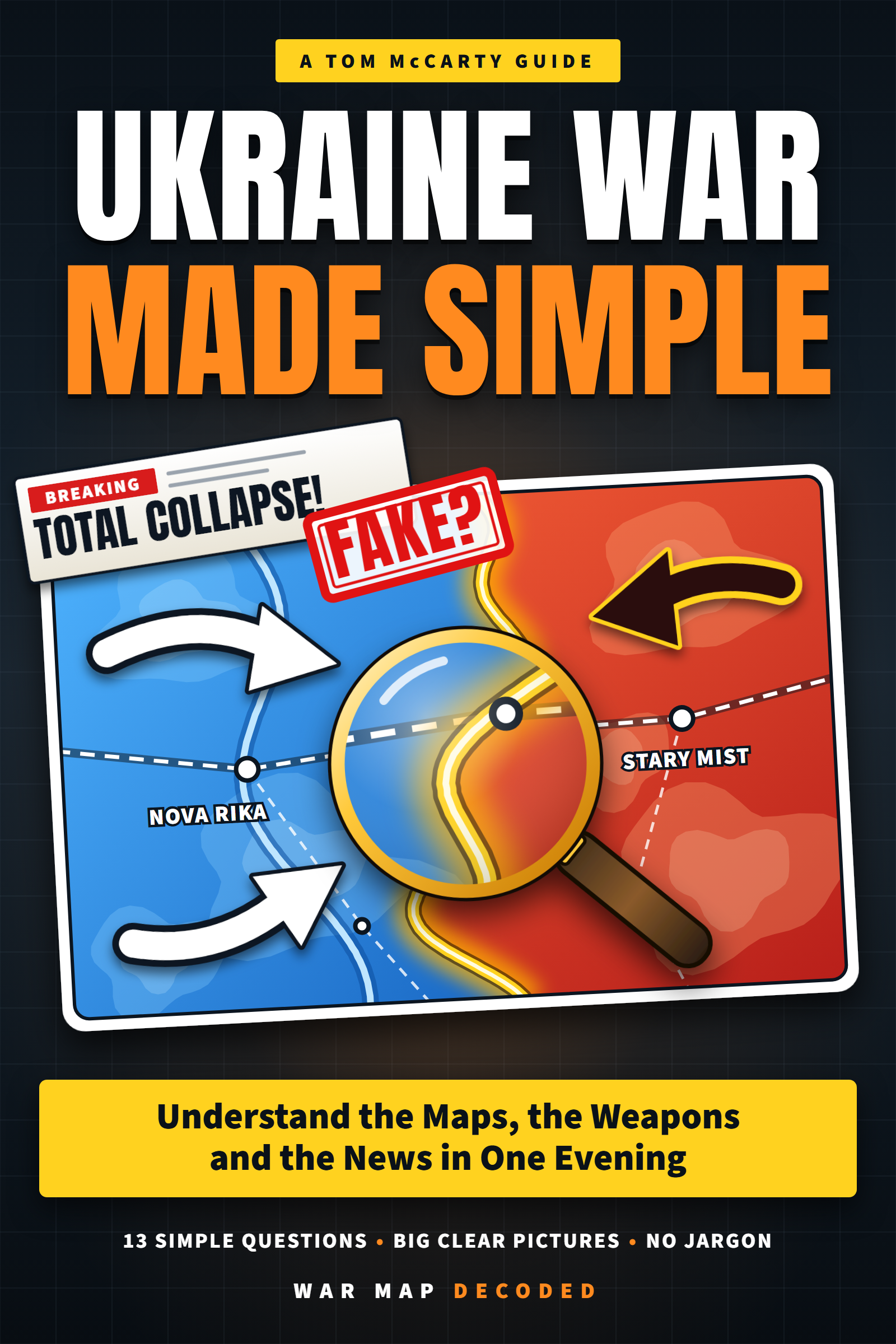 Cover of the ebook War Map Decoded: How to Read the Front Line Like an Intelligence Analyst